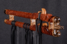 Redwood Burl Native American Flute, Minor, Mid F#-4, #U3Fa (2)